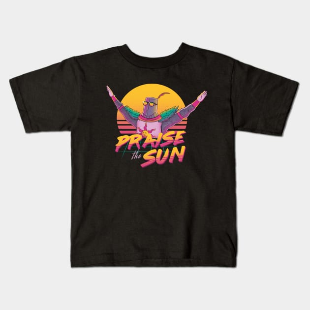 Praise the sun Kids T-Shirt by Eilex Design